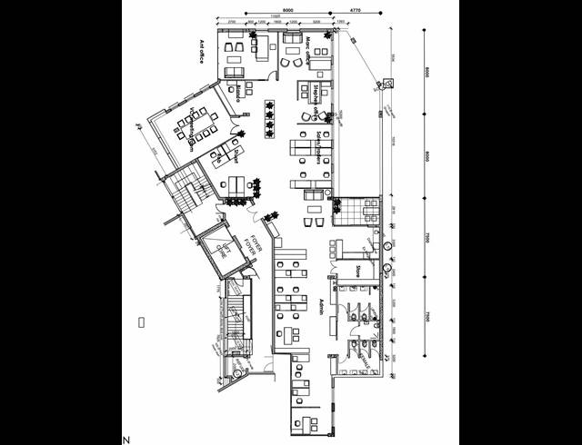 486M² OFFICE TO LET IN POINT WATERFRONT